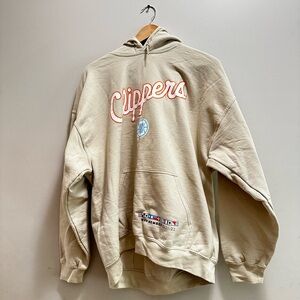 LA Clippers Size Large Hoodie MVP Members Tan Beige Season Ticket Holders 21-22
